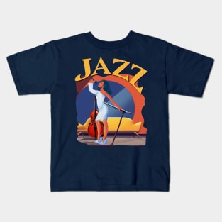 Jazz -singing at the cocktail hour Kids T-Shirt